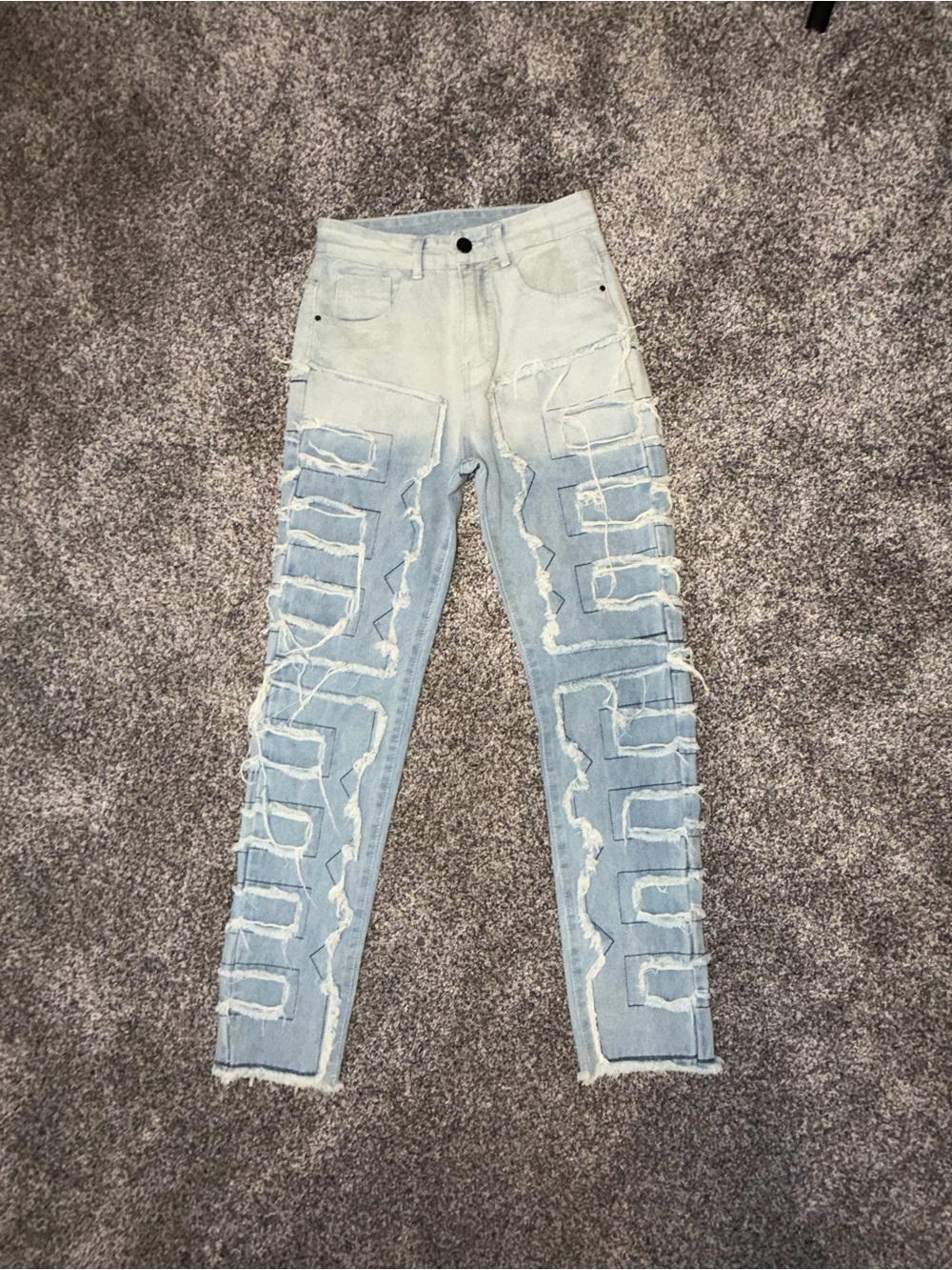 Light Blue Distressed Women’s Jeans